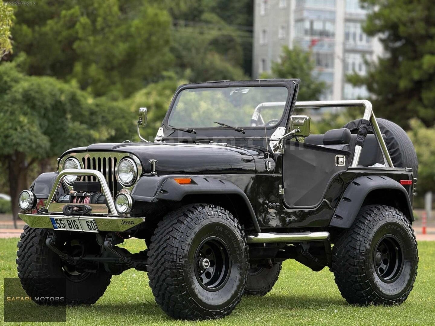 Galeriden Jeep CJ CJ-5 1960 Model Samsun 1.000 km Siyah 5