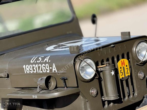 1955 Jeep Willys M38A1 Amerikan Ordu Aracı Koleksiyonluk