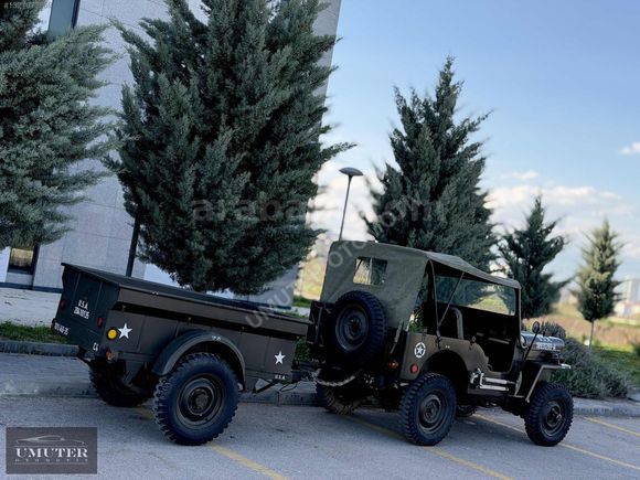 1955 Jeep Willys M38A1 Amerikan Ordu Aracı Koleksiyonluk