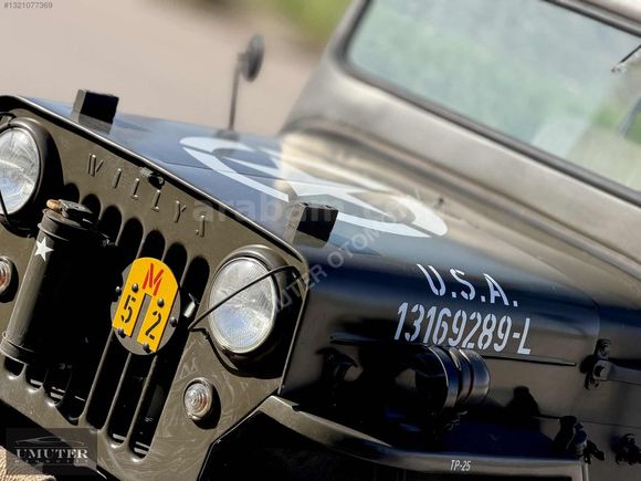 1955 Jeep Willys M38A1 Amerikan Ordu Aracı Koleksiyonluk