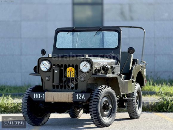 1955 Jeep Willys M38A1 Amerikan Ordu Aracı Koleksiyonluk