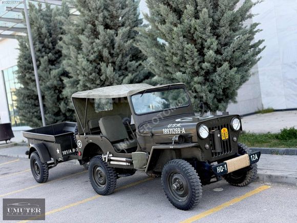 1955 Jeep Willys M38A1 Amerikan Ordu Aracı Koleksiyonluk