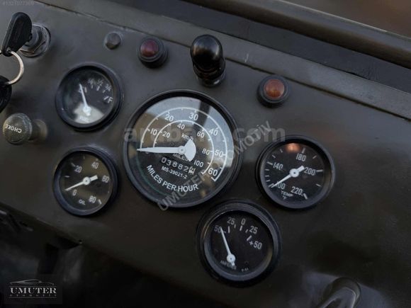 1955 Jeep Willys M38A1 Amerikan Ordu Aracı Koleksiyonluk