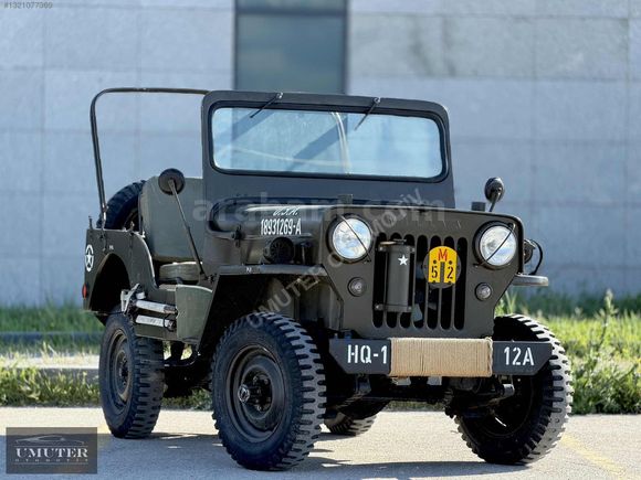 1955 Jeep Willys M38A1 Amerikan Ordu Aracı Koleksiyonluk