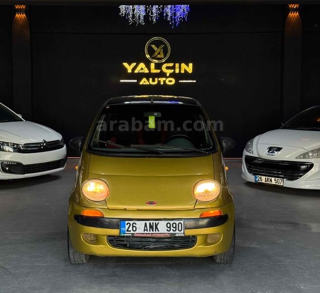 Galeriden Daewoo Matiz 0.8 SE 2001 Model Eskişehir 204.000 km Sarı