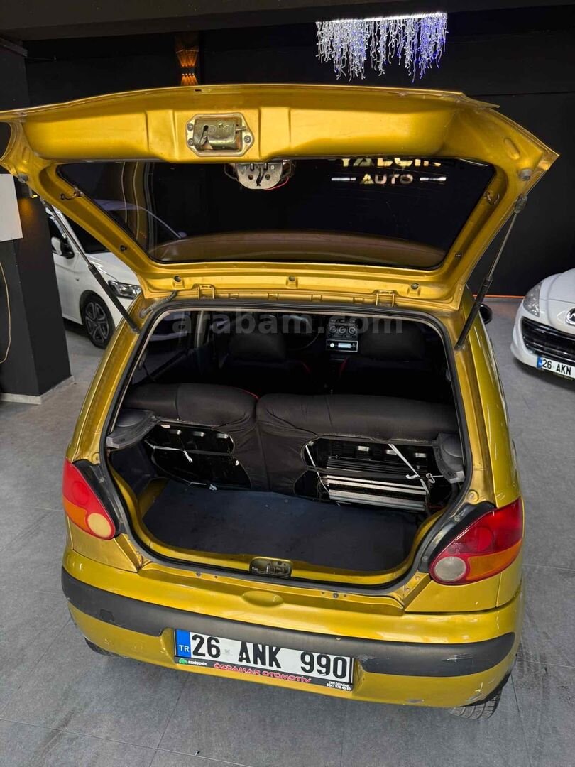 Galeriden Daewoo Matiz 0.8 SE 2001 Model Eskişehir 204.000 km Sarı 3