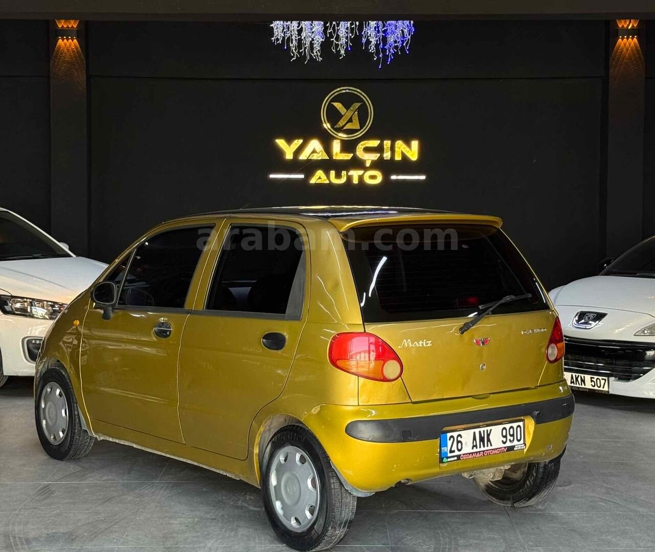 Galeriden Daewoo Matiz 0.8 SE 2001 Model Eskişehir 204.000 km Sarı 6