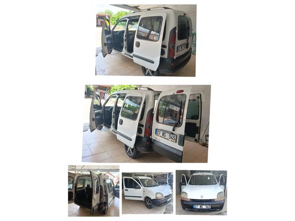 Galeriden Renault Kangoo 1.9 D 2002 ÇİFT SÜRGÜLÜ Antalya