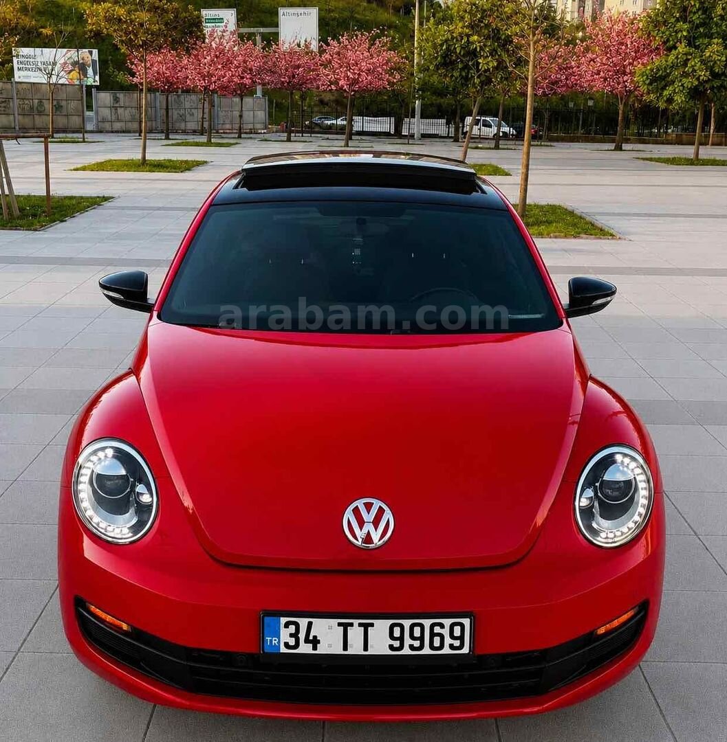 Sahibinden Volkswagen Beetle 1.2 TSi Design 2014 Model İstanbul 139.800 km Kırmızı 2