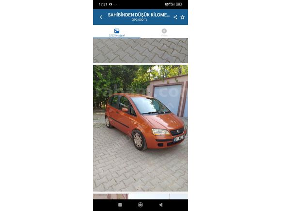 Sahibinden Fiat Idea 1.3 Multijet Dynamic 2006 Model