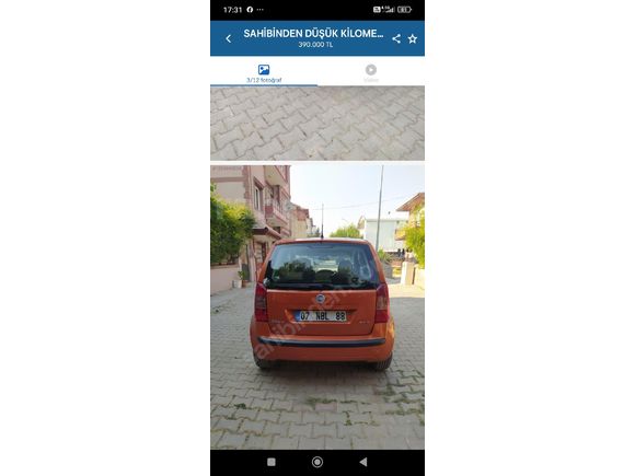 Sahibinden Fiat Idea 1.3 Multijet Dynamic 2006 Model