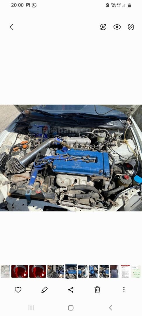 Sahibinden Honda CRX 1.6 VTi 1994 Model İstanbul 170.200 km Beyaz 2
