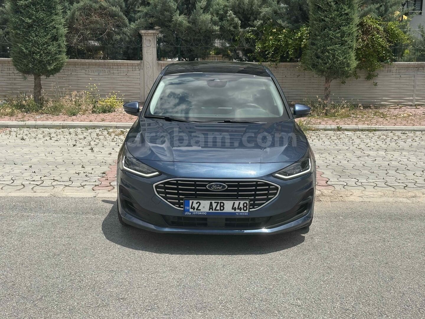 Galeriden Ford Focus 1.5 EcoBlue Titanium Stil 2024 Model Konya 17.000 km Mavi (metalik) 1