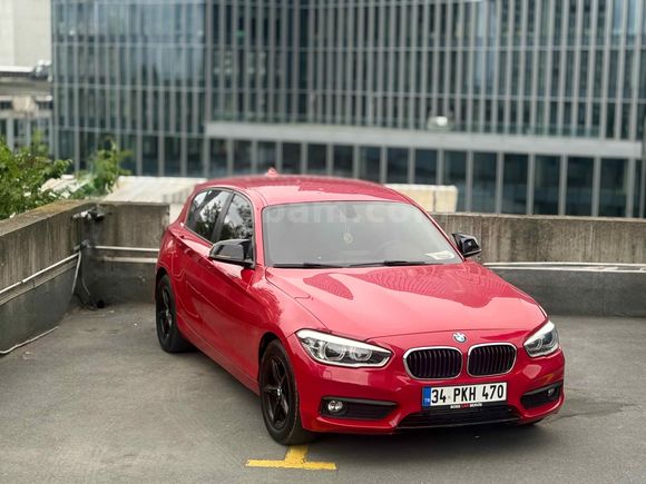 Sahibinden BMW 1 Serisi 116d Joy plus ışık paket 2015 Model İstanbul 172.000 km Kırmızı