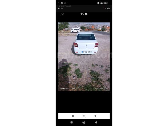 MOTOR YÜRÜYEN HARİKA EKSPERE AÇİK Sahibinden Renault Symbol 1.5 dCi Joy 2015 Model İzmir