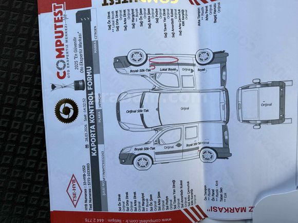 Sahibinden Citroen Berlingo 1.6 HDi Combi X 2010 Model 