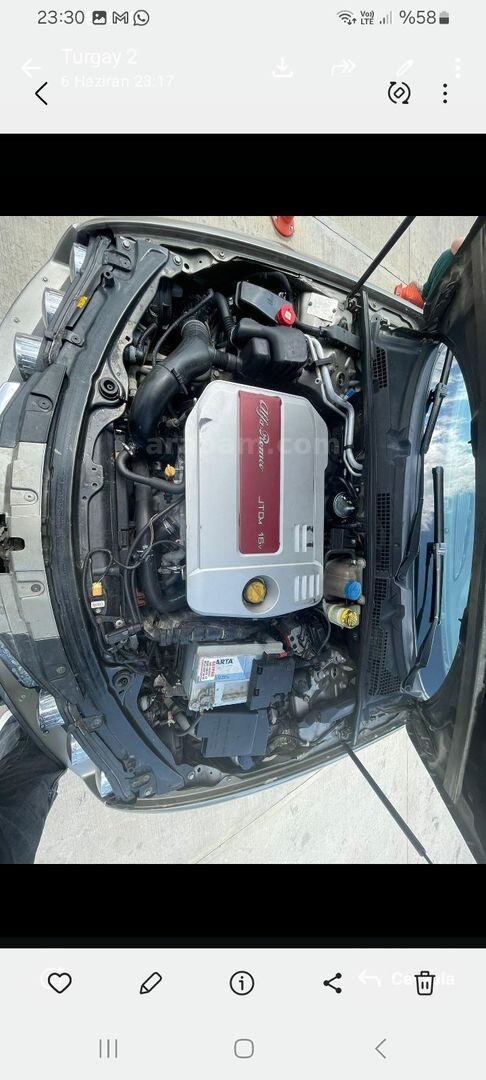 Sahibinden Alfa Romeo 159 1.9 JTD Distinctive Plus 2008 Model Ankara 367.000 km Gri 5