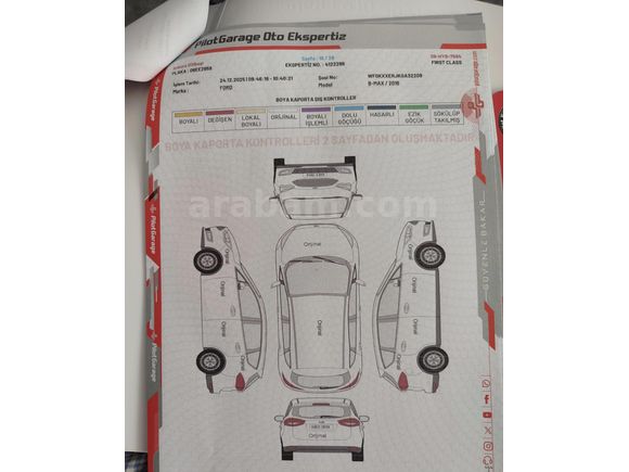 Sahibinden Ford B-Max 1.6 Trend 2016 Model