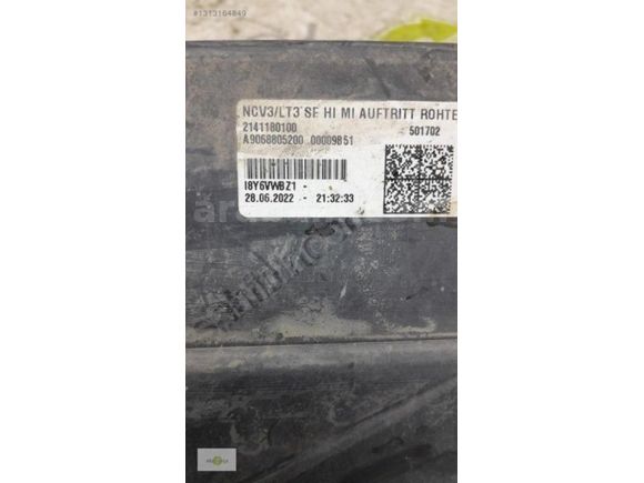 MERCEDES SPRİNTER 2006 2017 ARKA TAMPON BASAMAĞI A9068805200