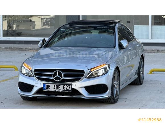 2016 MERCEDES C 200 D AMG HATASİZ BOYASİZ CİZİKSİZ 154 BİNDE