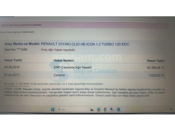 Clio 1.2 Turbo Icon EDC 2013 / OTOMATİK / ORJİNAL KM