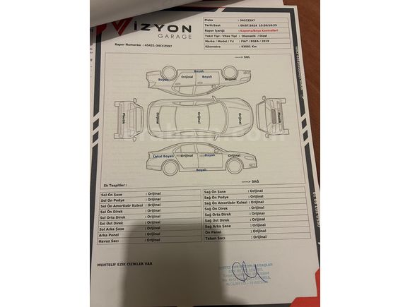 Sahibinden Fiat Egea 1.6 Multijet Easy 2019 Model 
