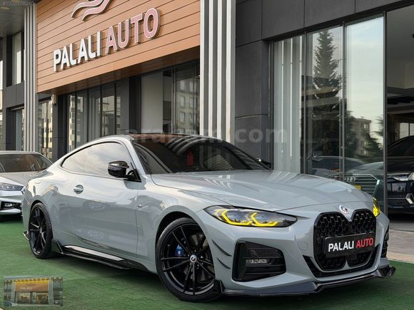 2022-BMW 420i VİŞNE+SHADOW+LAZER+ADAPTİVE+HATASIZ+14binKM+HARMAN