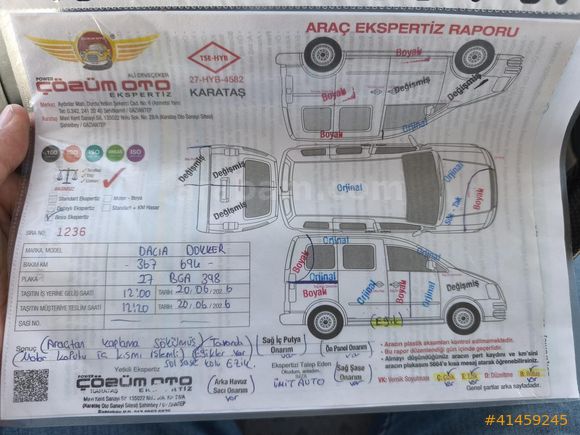 ÜMİT AUTO/2015/DACİA/DOKKER/AMBİANCE/