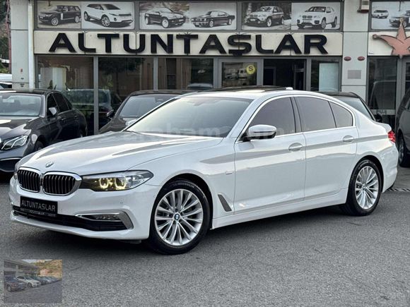 SERVİS BAKIMLI+BAYİ+TABA DERİ+VAKUM+2017 BMW 5.20İ LUXURY LİNE