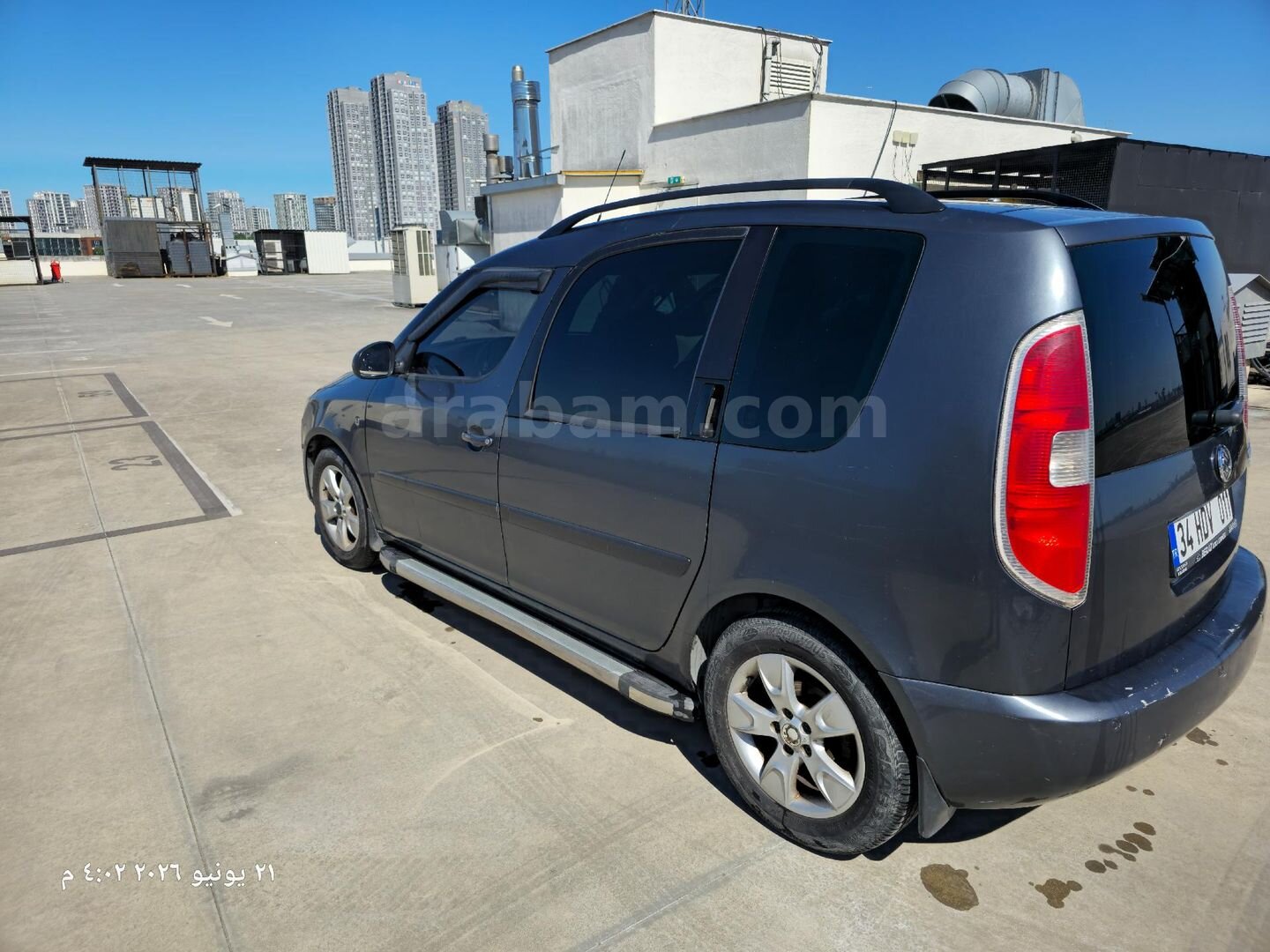 Sahibinden Skoda Roomster 1.6 Comfort 2008 Model İstanbul 295.000 km Gri 6