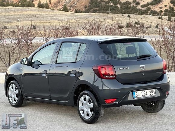 _2019_DACİA_SANDERO_TERTEMİZ_SERVİS_BAKIMLI_YAKIT_CİMRİSİ_