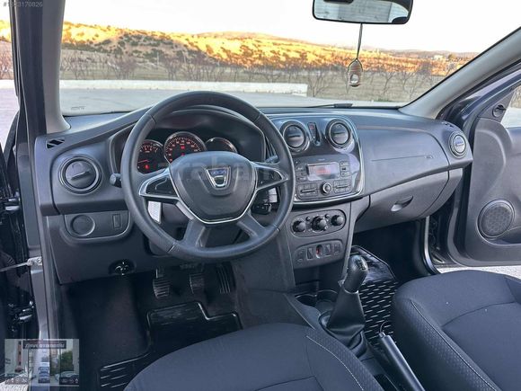 _2019_DACİA_SANDERO_TERTEMİZ_SERVİS_BAKIMLI_YAKIT_CİMRİSİ_