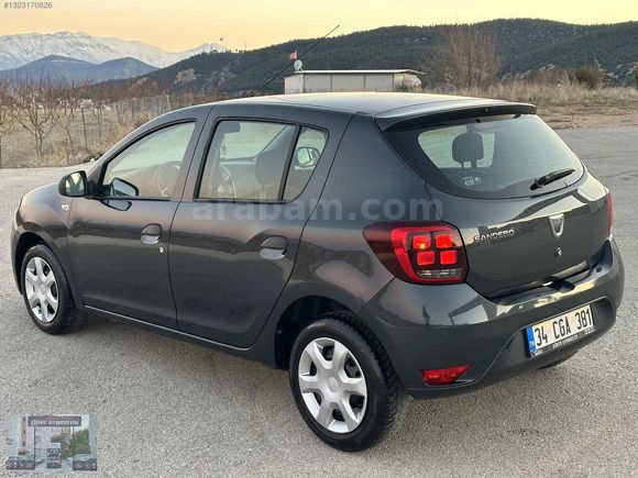 _2019_DACİA_SANDERO_TERTEMİZ_SERVİS_BAKIMLI_YAKIT_CİMRİSİ_
