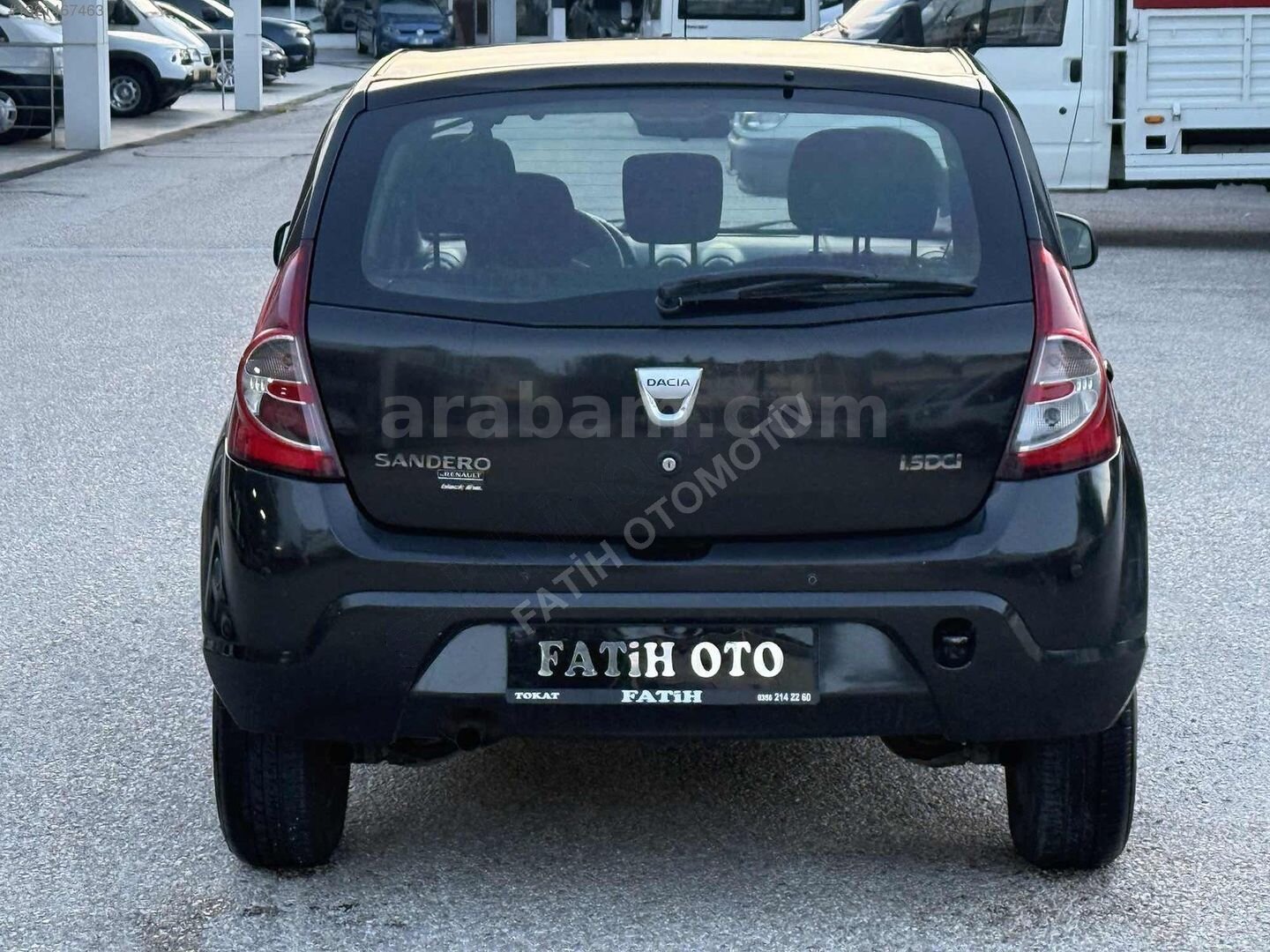 Galeriden Dacia Sandero 1.5 dCi Black Line 2010 Model Tokat 139.000 km Siyah 7