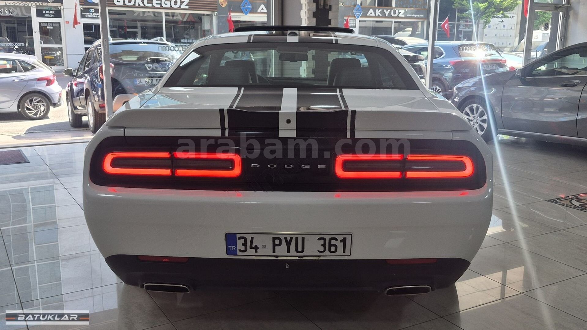 Galeriden Dodge Challenger SE 2020 Model İstanbul 39.500 km Beyaz 5