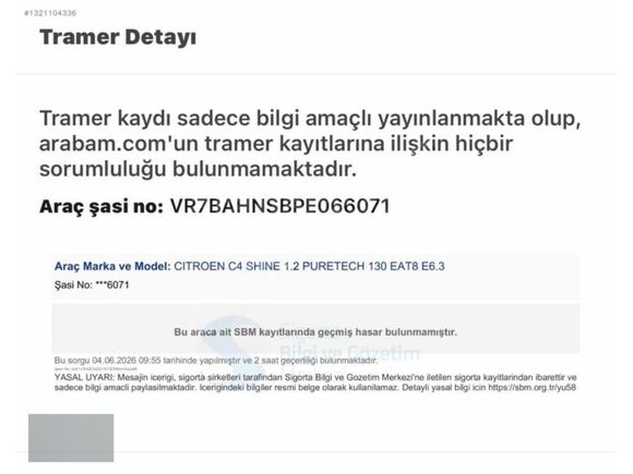 HATASIZ & BOYASIZ..SERVİS BAKIMLI C4 SHİNE PAKET 59 bin km