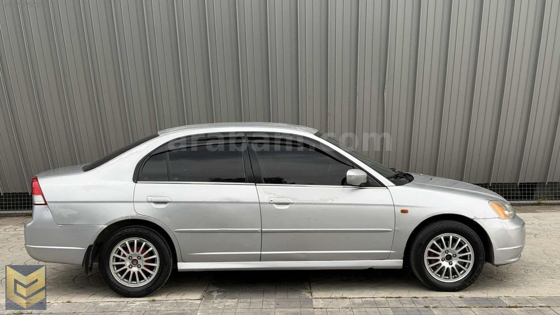 Galeriden Honda Civic 1.6i VTEC ES 2001 Model Kayseri 353.000 km Gri 1