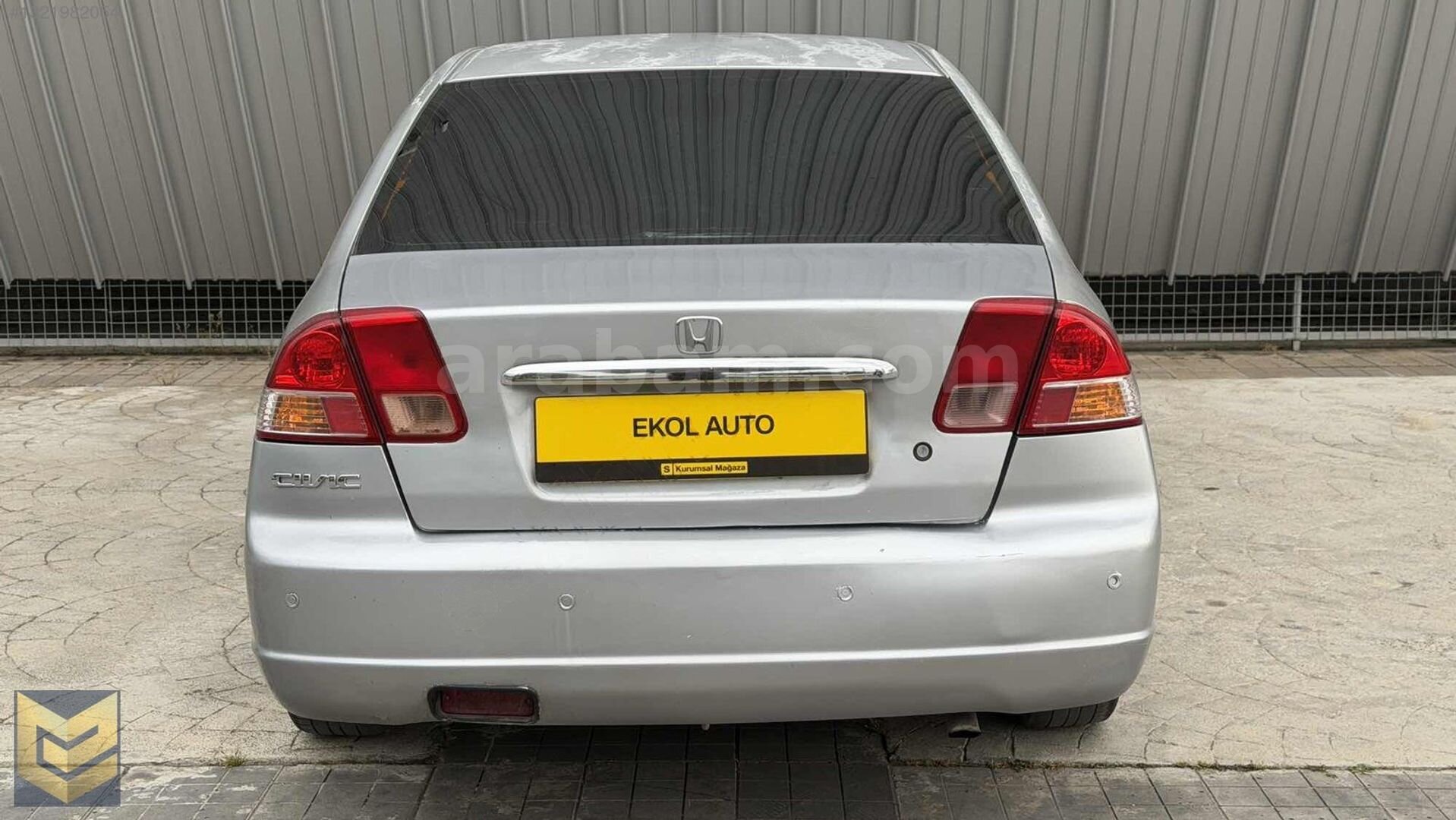 Galeriden Honda Civic 1.6i VTEC ES 2001 Model Kayseri 353.000 km Gri 6