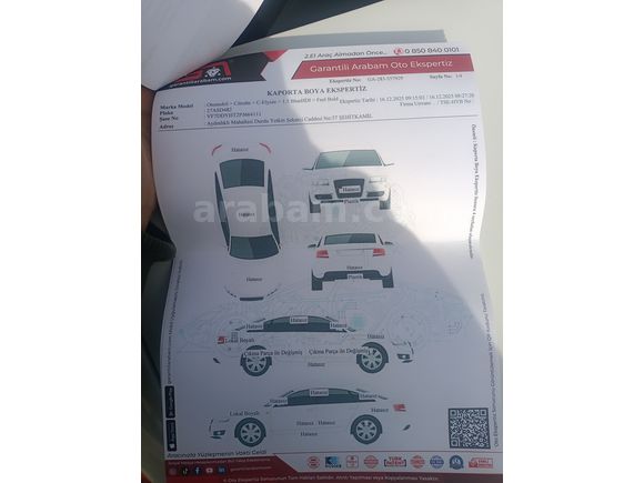 Sahibinden Citroen C-Elysée 1.5 BlueHDI Feel Bold 2023 Model 