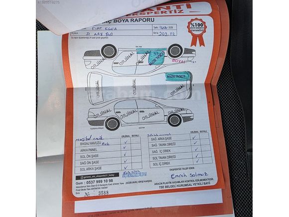 ANTAKYA ES AUTO DAN 2020 FİAT EGEA 1.4 BENZİN EASY PLUS