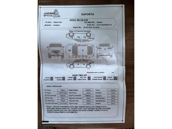 ŞAHİN AUTO 2016 CİVİC 1.6-VTEC EXECUTİVE SNRUF NAV FUL