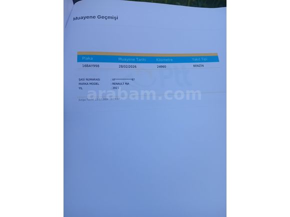 Sahibinden Renault Clio 1.0 SCe Joy 2023 Model