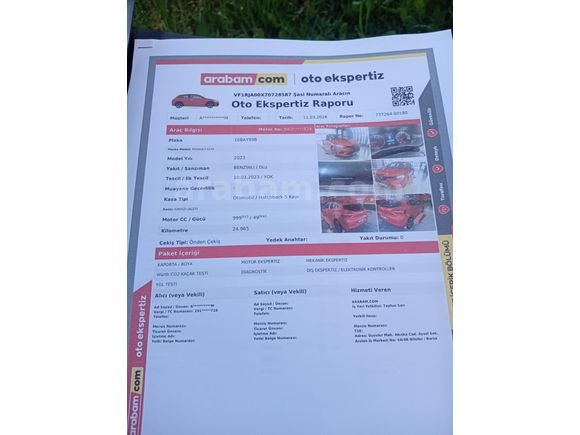Sahibinden Renault Clio 1.0 SCe Joy 2023 Model