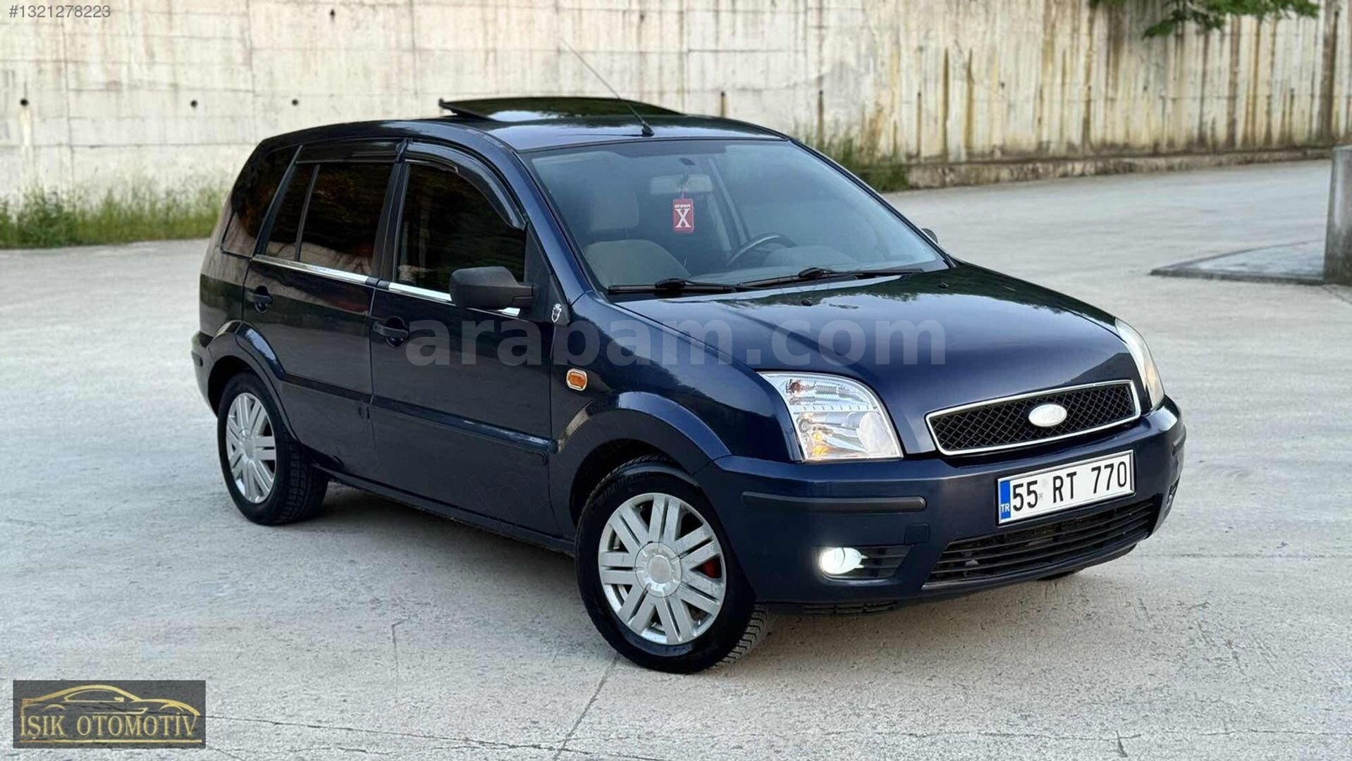 Galeriden Ford Fusion 1.6 Lux 2004 Model Samsun 326.000 km Mavi 1