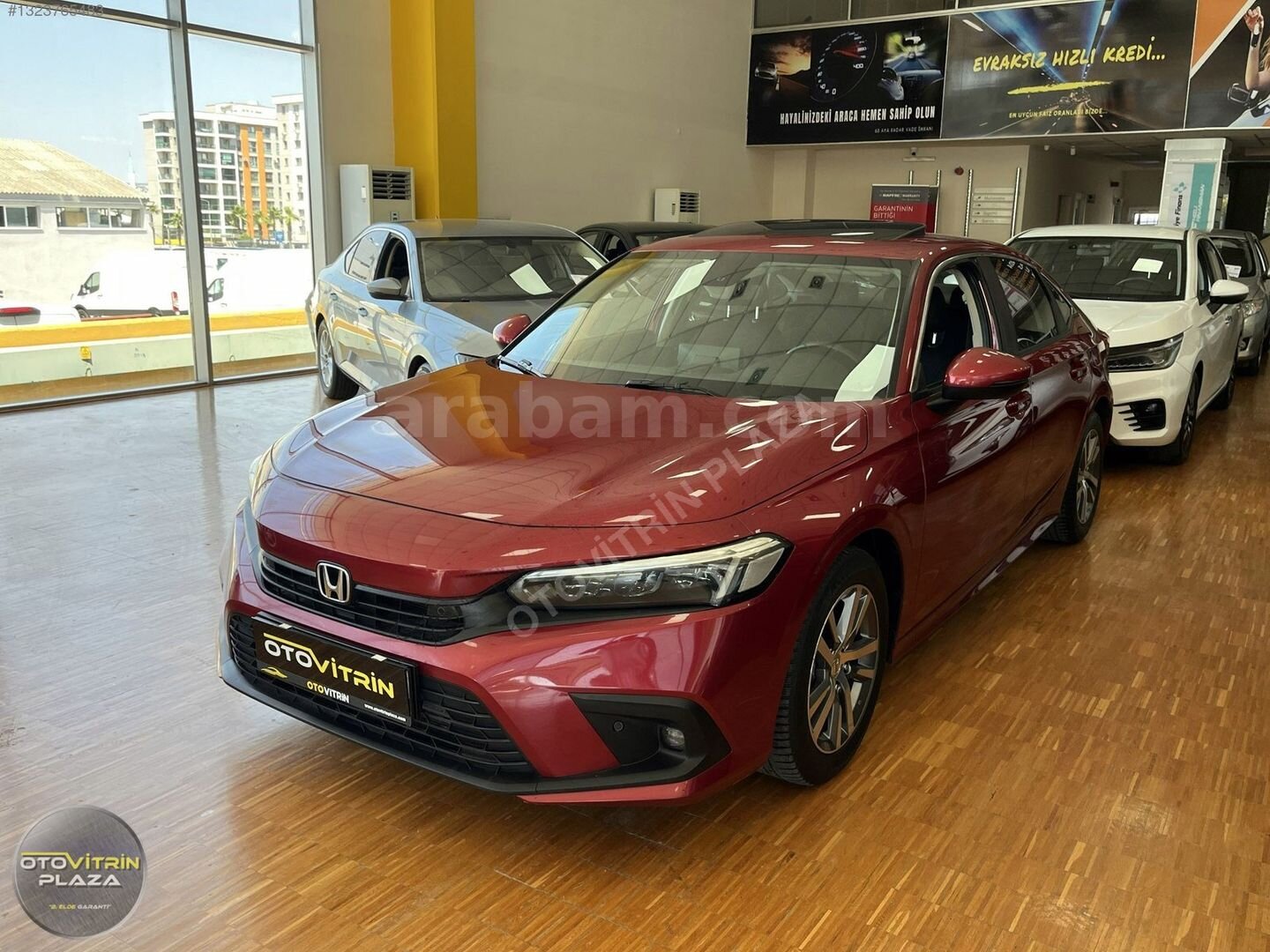 Galeriden Honda Civic 1.5 i-VTEC Elegance 2022 Model İzmir 99.205 km Kırmızı 1