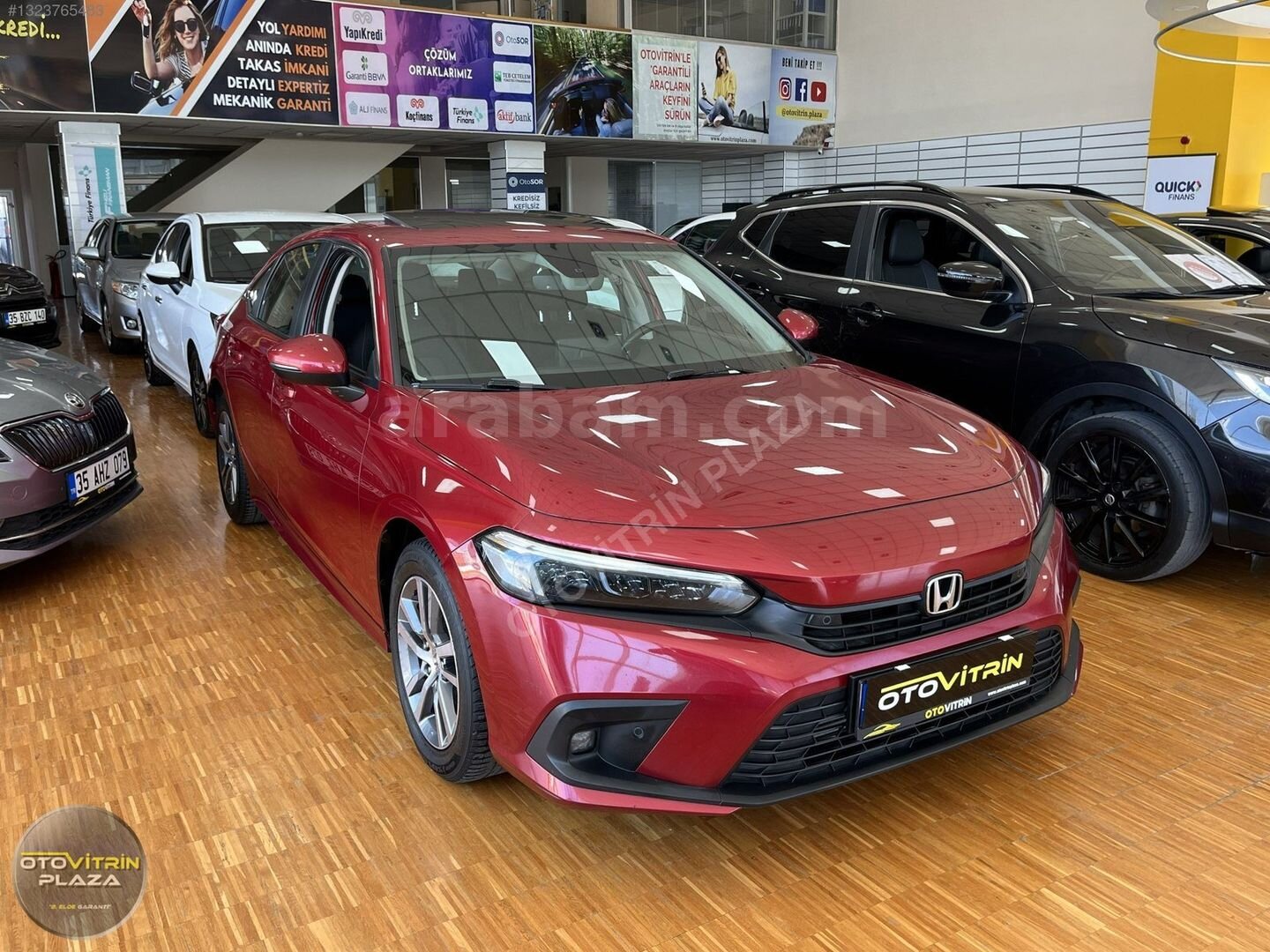 Galeriden Honda Civic 1.5 i-VTEC Elegance 2022 Model İzmir 99.205 km Kırmızı 3