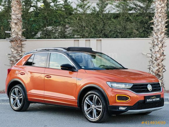 -DEĞİŞENSİZ SERVİS BAKIMLI 2019 T-ROC 1.5 TSI R-LİNE 140.000 KM-