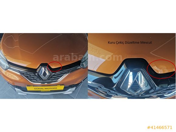 RENAULT CAPTUR ICON 1.5 DCI 90 EDC CAM TAVAN - ÇİFT RENK