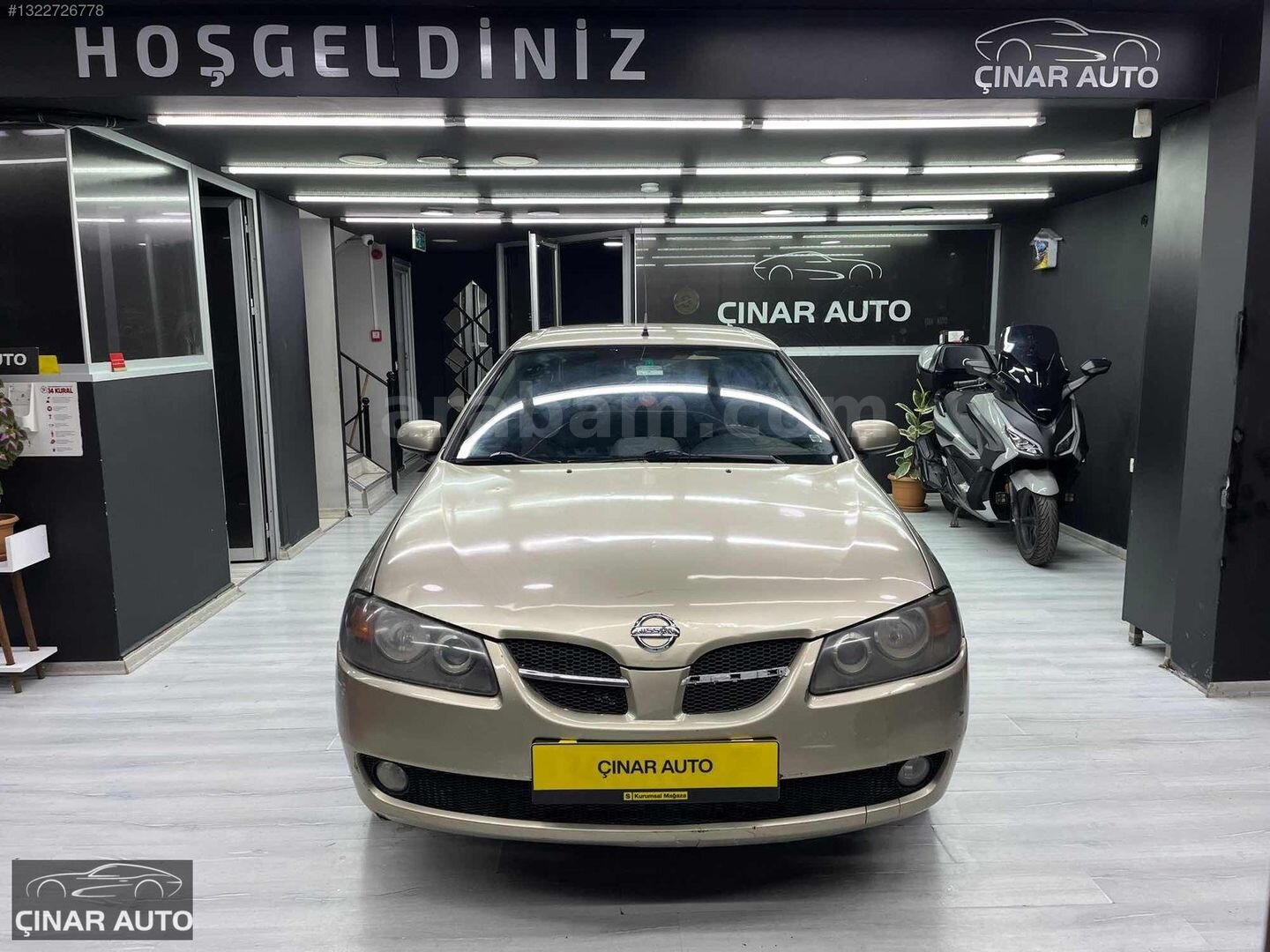 Galeriden Nissan Almera 1.5 Tekna 2005 Model İstanbul 250.000 km Şampanya 4