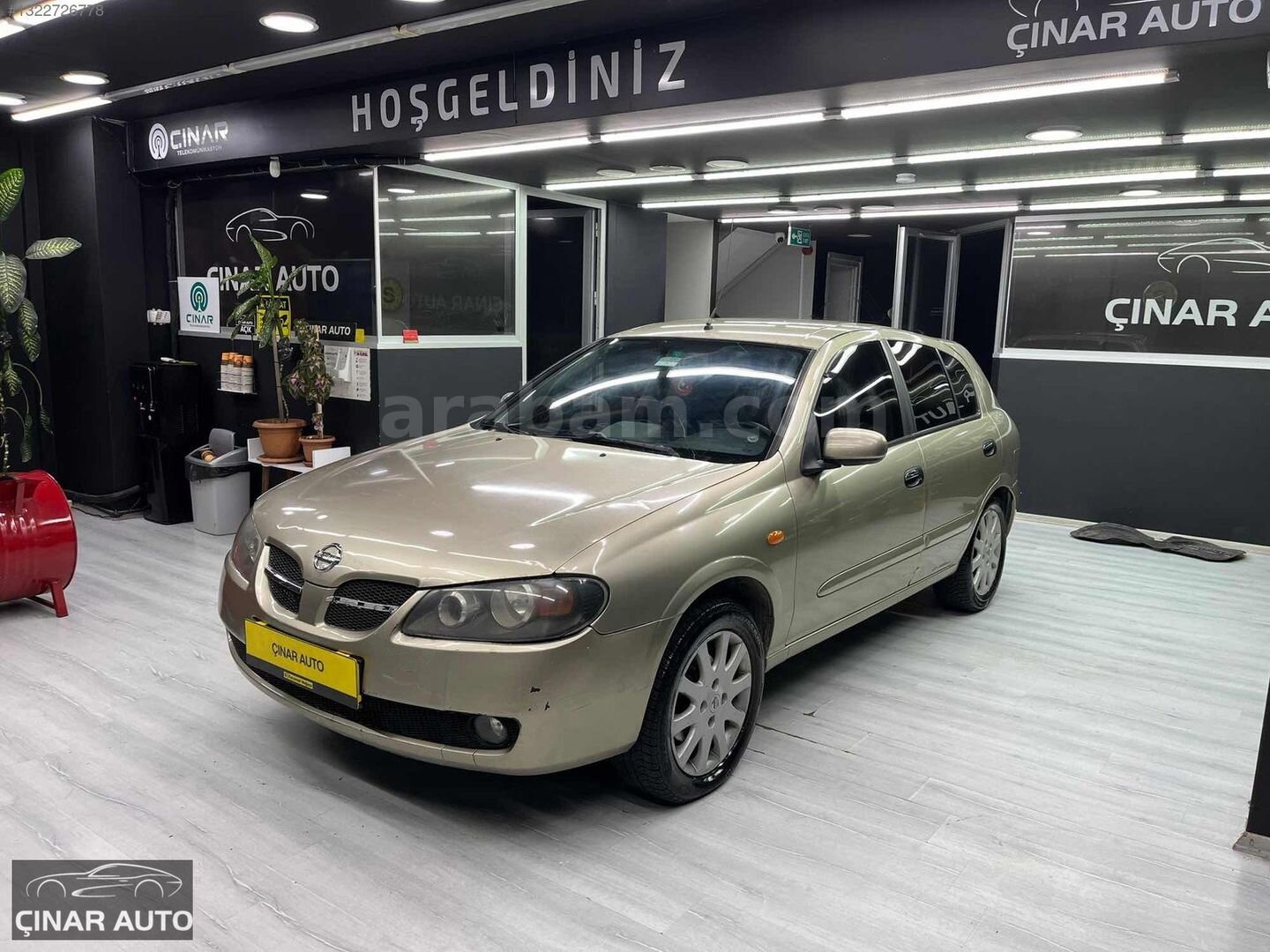 Galeriden Nissan Almera 1.5 Tekna 2005 Model İstanbul 250.000 km Şampanya 7